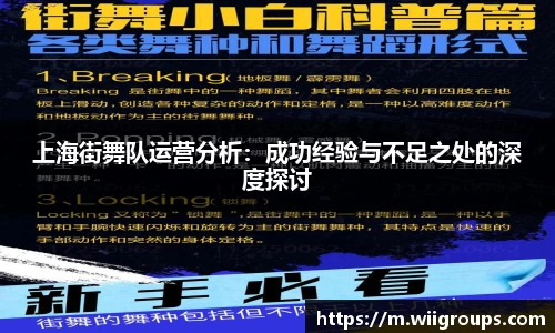上海街舞队运营分析：成功经验与不足之处的深度探讨