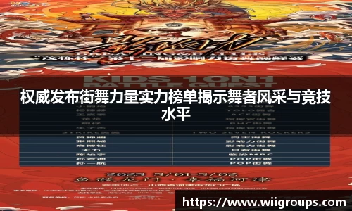 权威发布街舞力量实力榜单揭示舞者风采与竞技水平