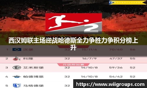 西汉姆联主场迎战哈德斯全力争胜力争积分榜上升